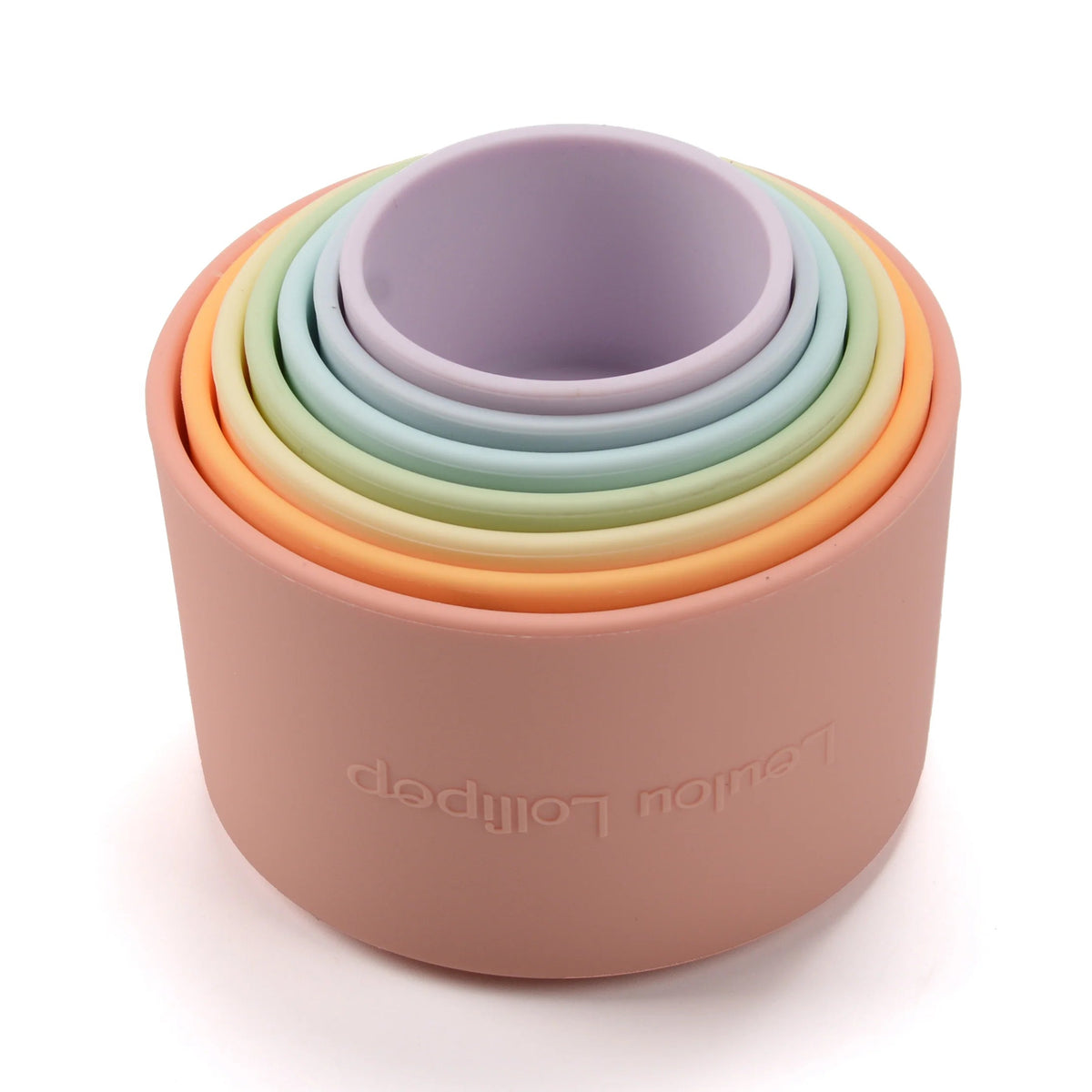 Rainbow - Loulou Lollipop Stacking Cups Nested