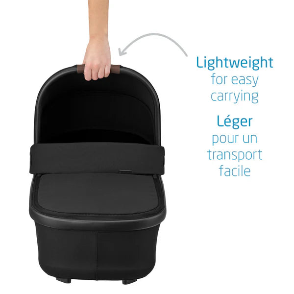 Maxi-Cosi Oria Carry Cot - Essential Black Lightweight