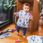 Loulou Lollipop Long Sleeve Waterproof Bib - Magical Dragons Lifestyle 1