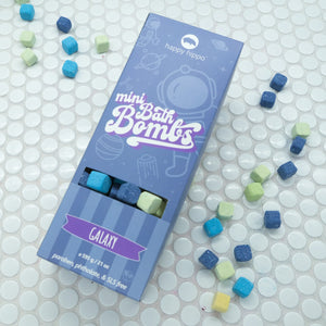 Happy Hippo Mini Bubble Bombs - Galaxy 595g Box