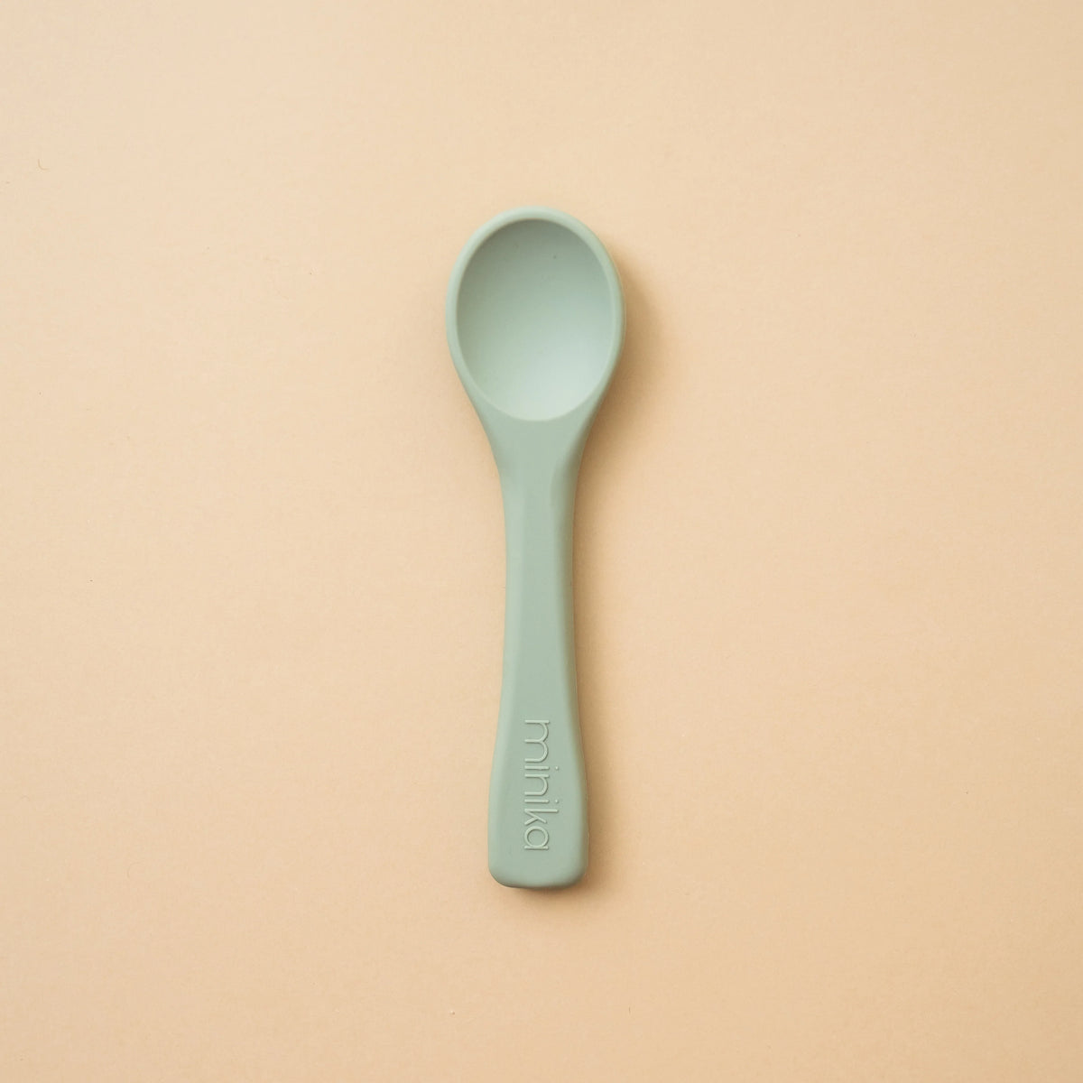 Sage - Minika Silicone Baby Spoon