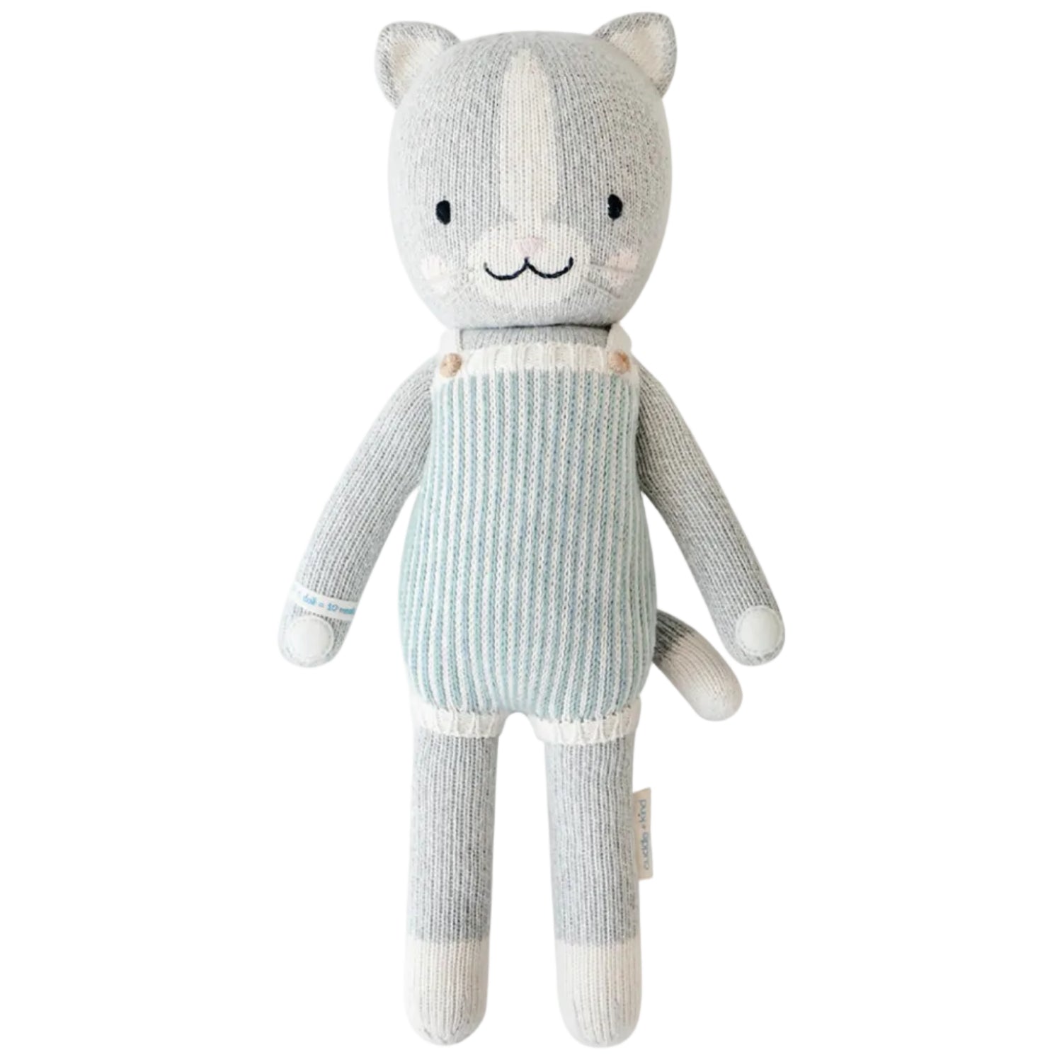 cuddle + kind Hand-Knit Doll - Dylan the Kitten