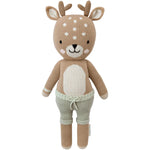 cuddle + kind Hand-Knit Doll - Elliott the Fawn