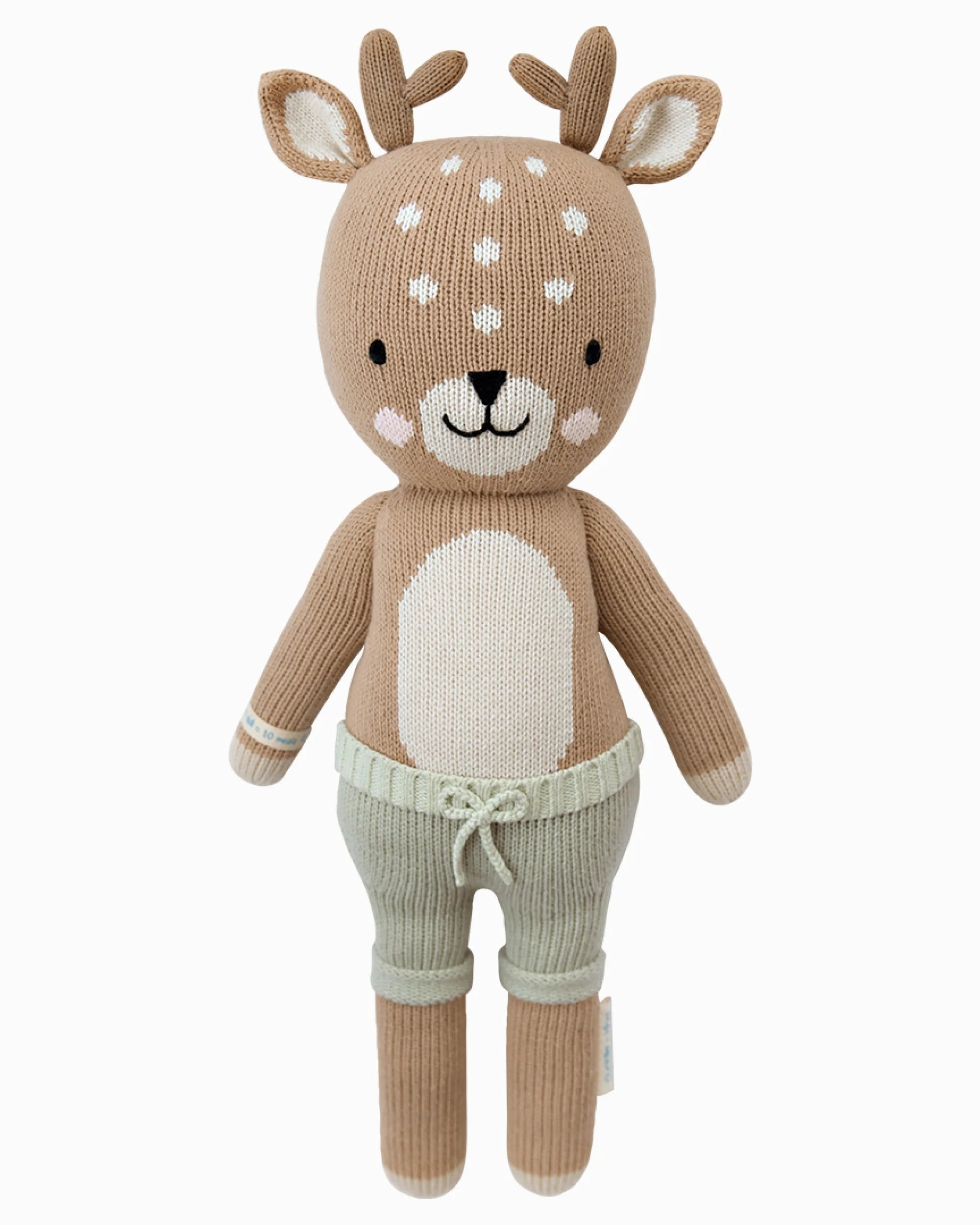 cuddle + kind Hand-Knit Doll - Elliott the Fawn