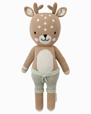 cuddle + kind Hand-Knit Doll - Elliott the Fawn