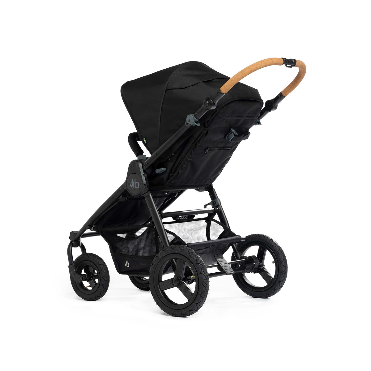 Black with Black Frame Bumbleride Era Stroller (2024) - Back View