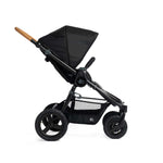 Black with Black Frame Bumbleride Era Stroller (2024) - S ide Profile View 