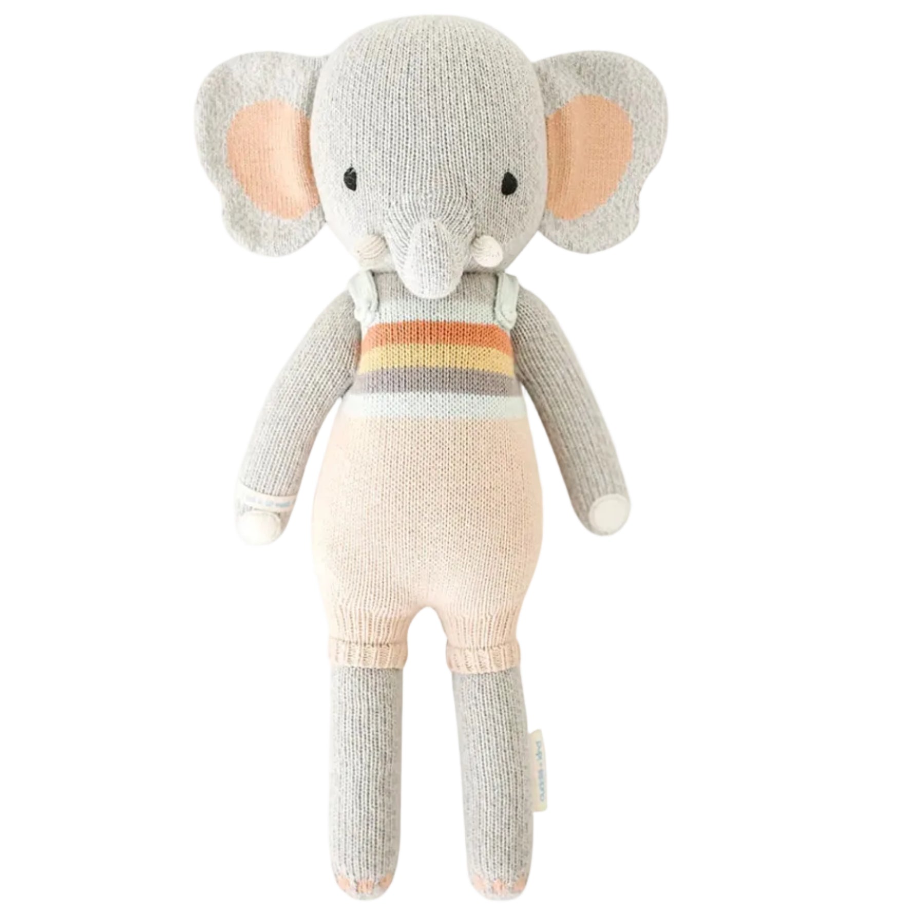 cuddle + kind Hand-Knit Doll - Evan the Elephant