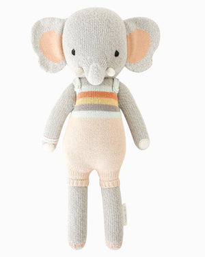 cuddle + kind Hand-Knit Doll - Evan the Elephant