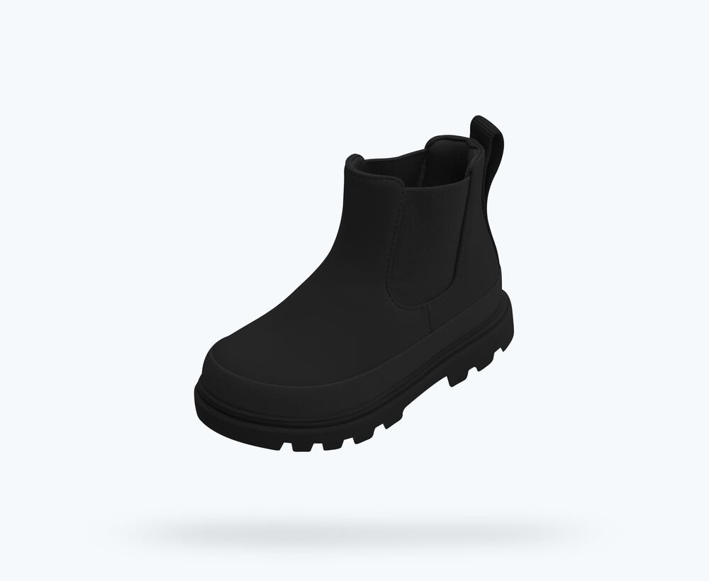 Native Shoes Kensington Chelsea All Weather Kids Boot - Jiffy Black