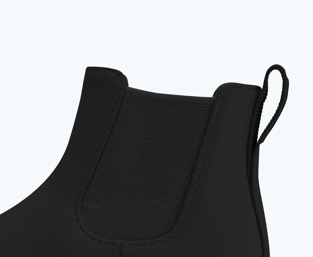 Native Shoes Kensington Chelsea All Weather Kids Boot - Jiffy Black Side Elastic for Easy On