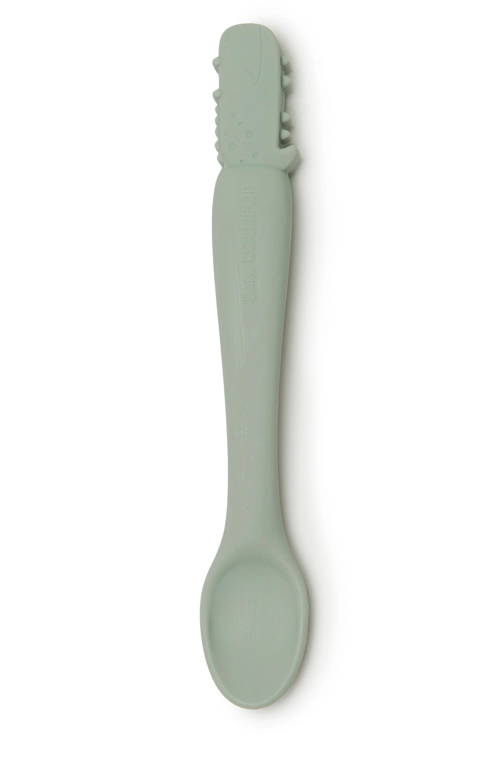 Loulou Lollipop Silicone Feeding Spoon - Alligator