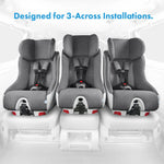 Clek Foonf Convertible Car Seat - Highlands Ziip Designed for 3 Across