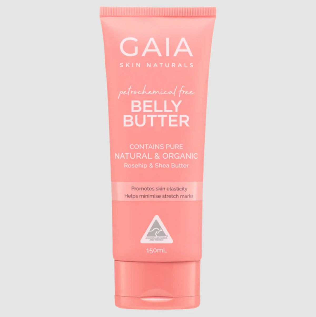 GAIA Belly Butter - Front of Tube Package