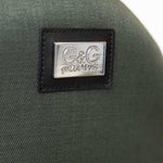 Guzzie + Guss Perch Hanging High Chair - Tropical Green (Chrome Edition) Logo Detail