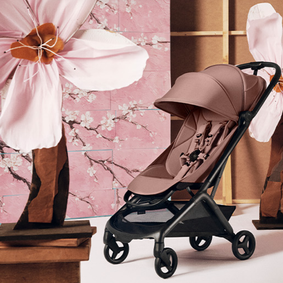 Bugaboo Butterfly 2 Stroller in New Dusty Pink Lifestyle 1