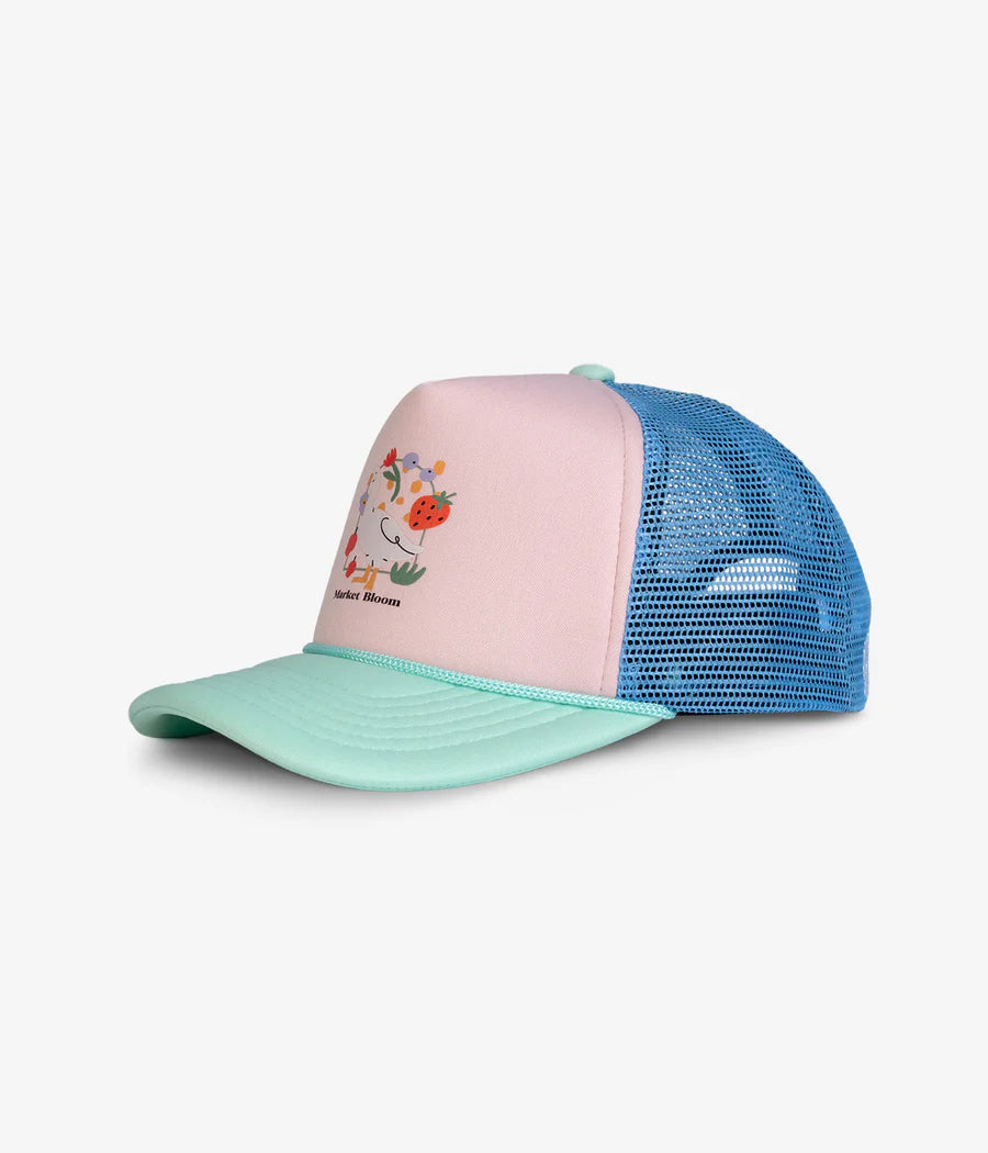 Headster Trucker Hat - Goose Berry Angle View