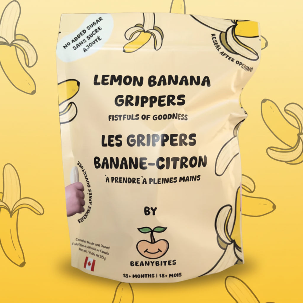 Beany Bites Lemon Banana Grippers