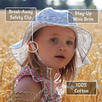 Jan & Jul Gro-With-Me Sun Hat  Atlantic Blue - Features