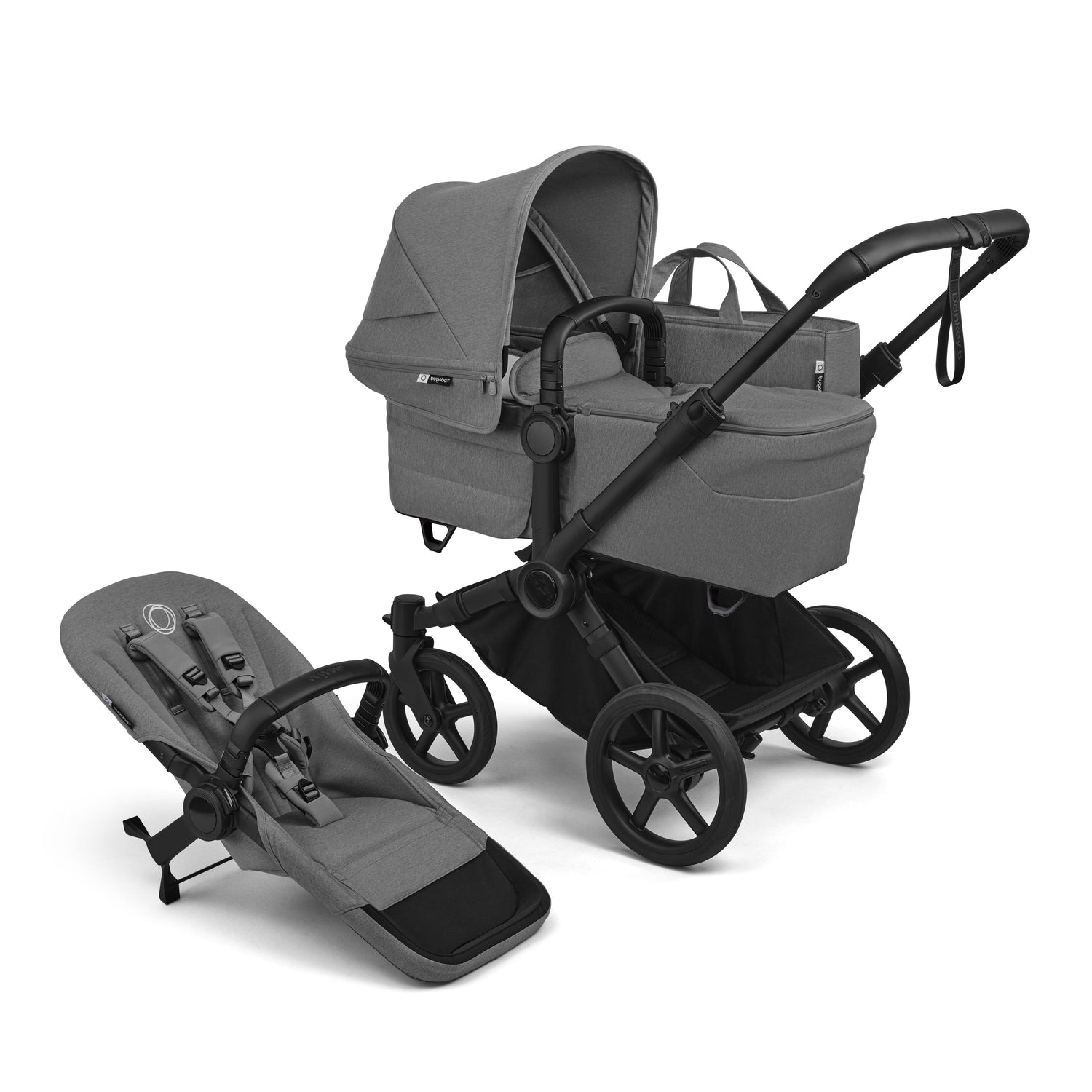 Bugaboo Donkey 6 Mono Complete Stroller - Moon Grey