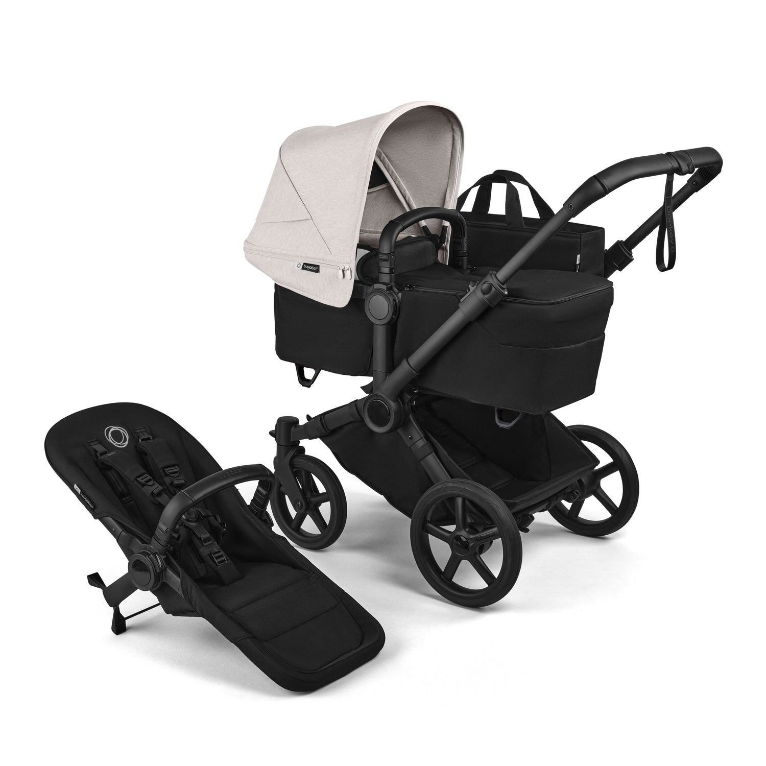 Bugaboo Donkey 6 Mono Complete Stroller - Misty White
