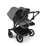 Bugaboo Donkey 6 Mono Complete Stroller - Moon Grey Duo or Twin Mode Parent Facing