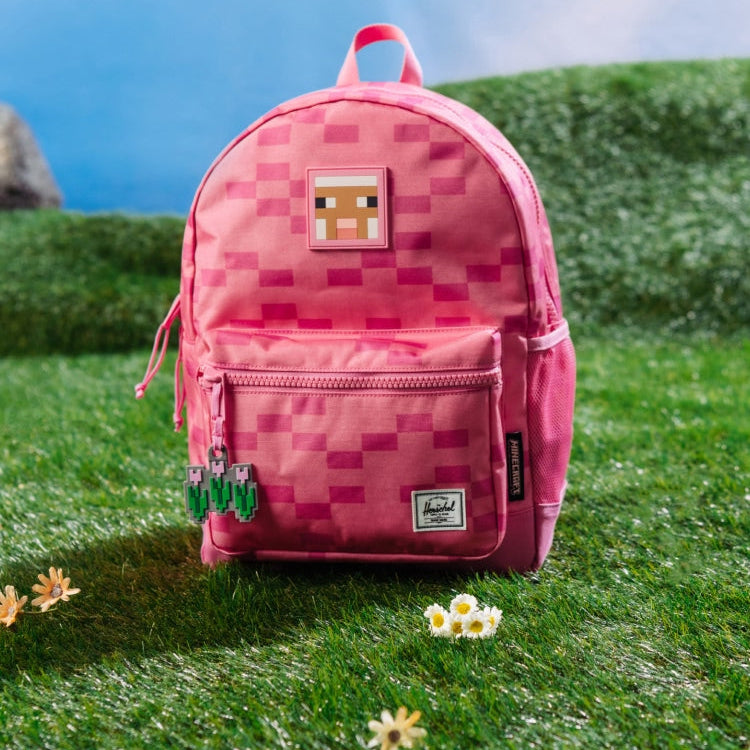 Herschel Minecraft™ Collection Heritage Youth Backpack - Pink Sheep Lifestyle 2