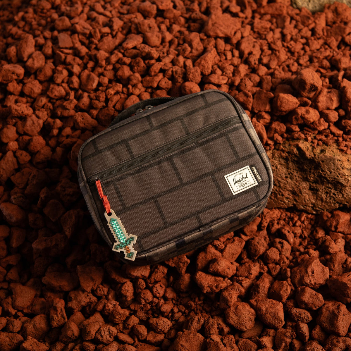 Herschel Minecraft™ Collection Pop Quiz Lunch Box - The Nether Lifestyle 1