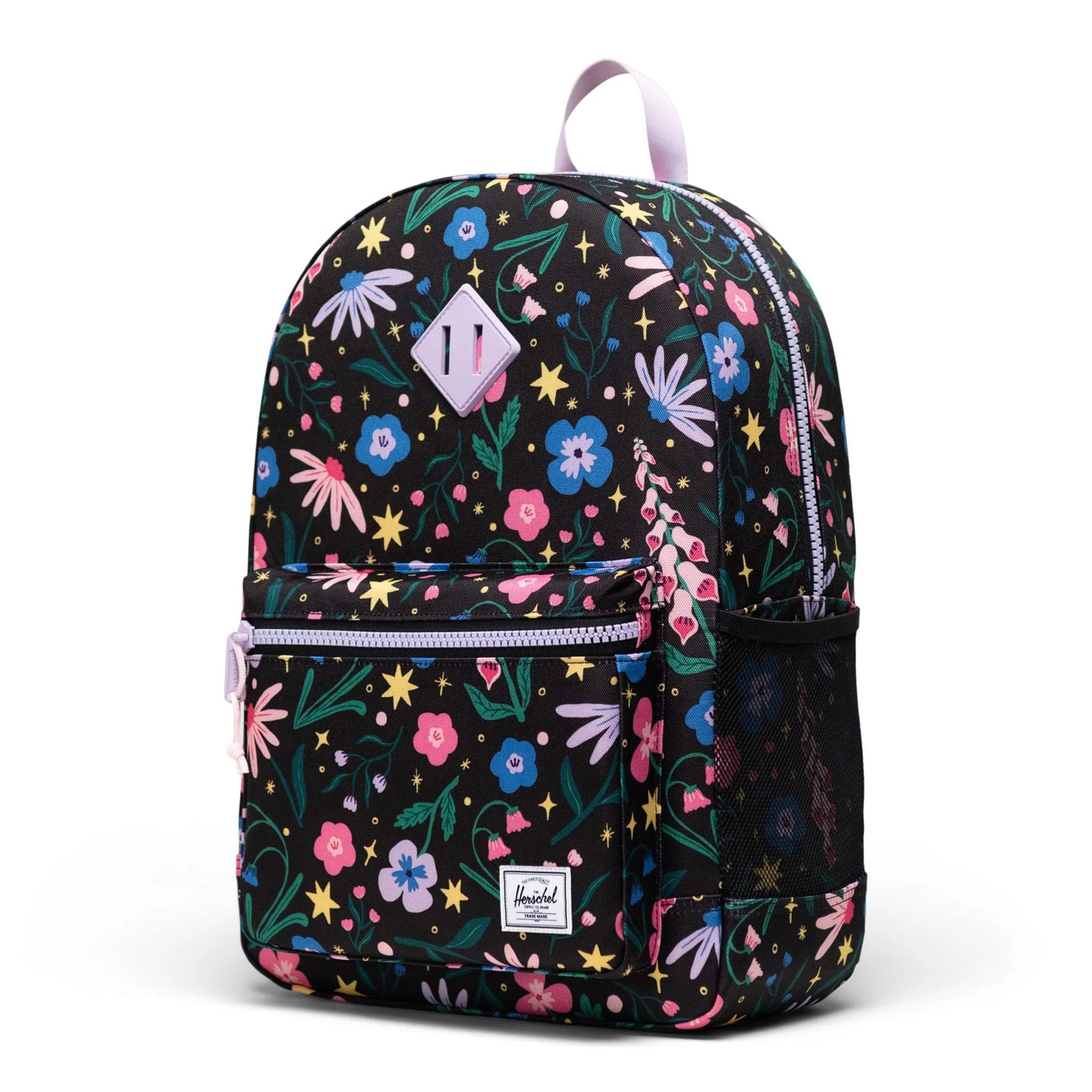 Herschel Heritage Youth Backpack - Enchanted Garden - Side Angle View