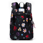 Herschel LEGO® Collection Heritage Youth Backpack - Falling Florals Back View with Shoulder Straps and Chest Harness