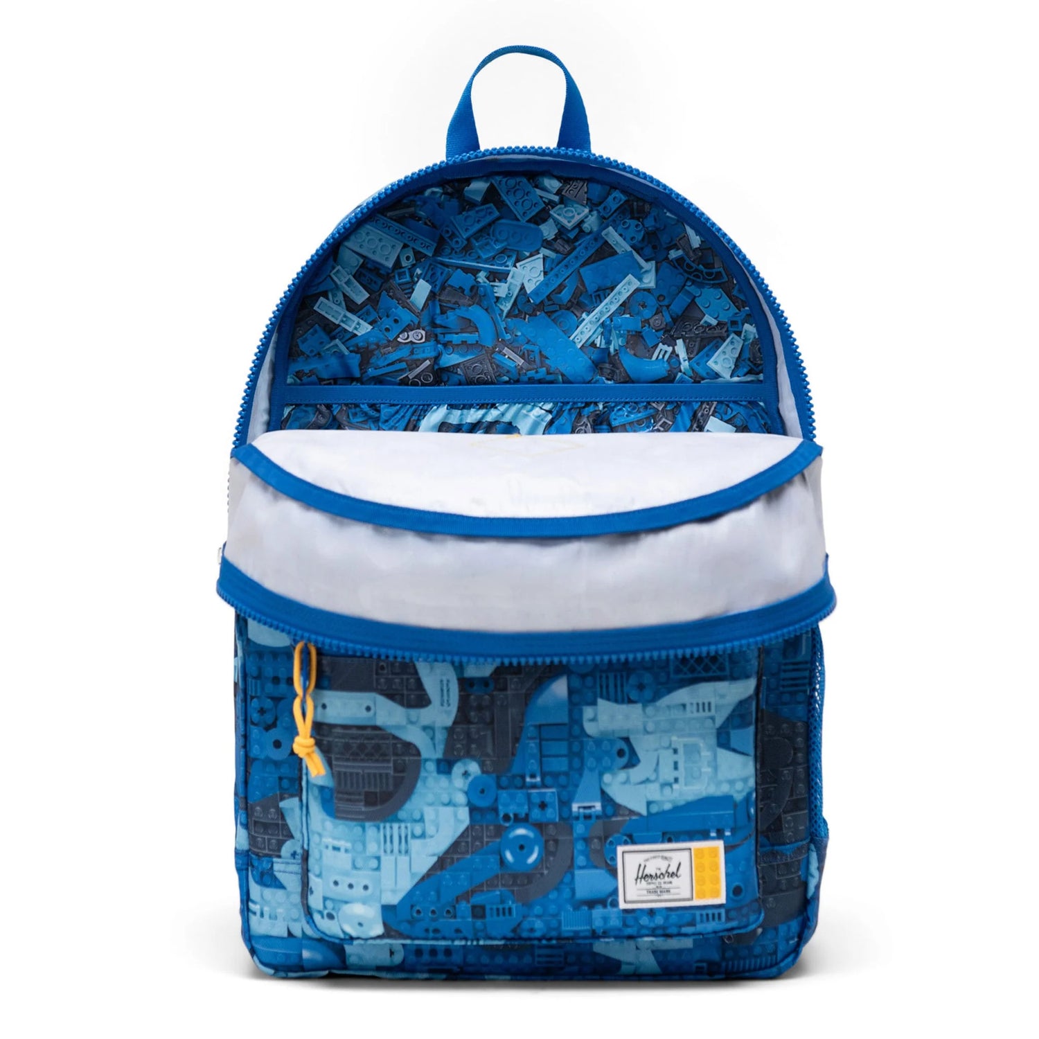Herschel LEGO® Collection Heritage Youth Backpack - Abstract Bricks Blue Custom LEGO Inner Lining