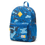 Herschel LEGO® Collection Heritage Youth Backpack - Abstract Bricks Blue Side Angle View