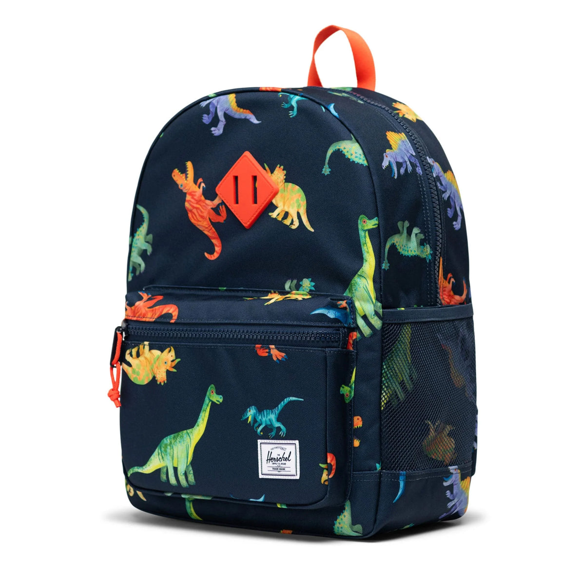 Herschel Heritage Kids Backpack - Watercolour Dinos - Side Angle View