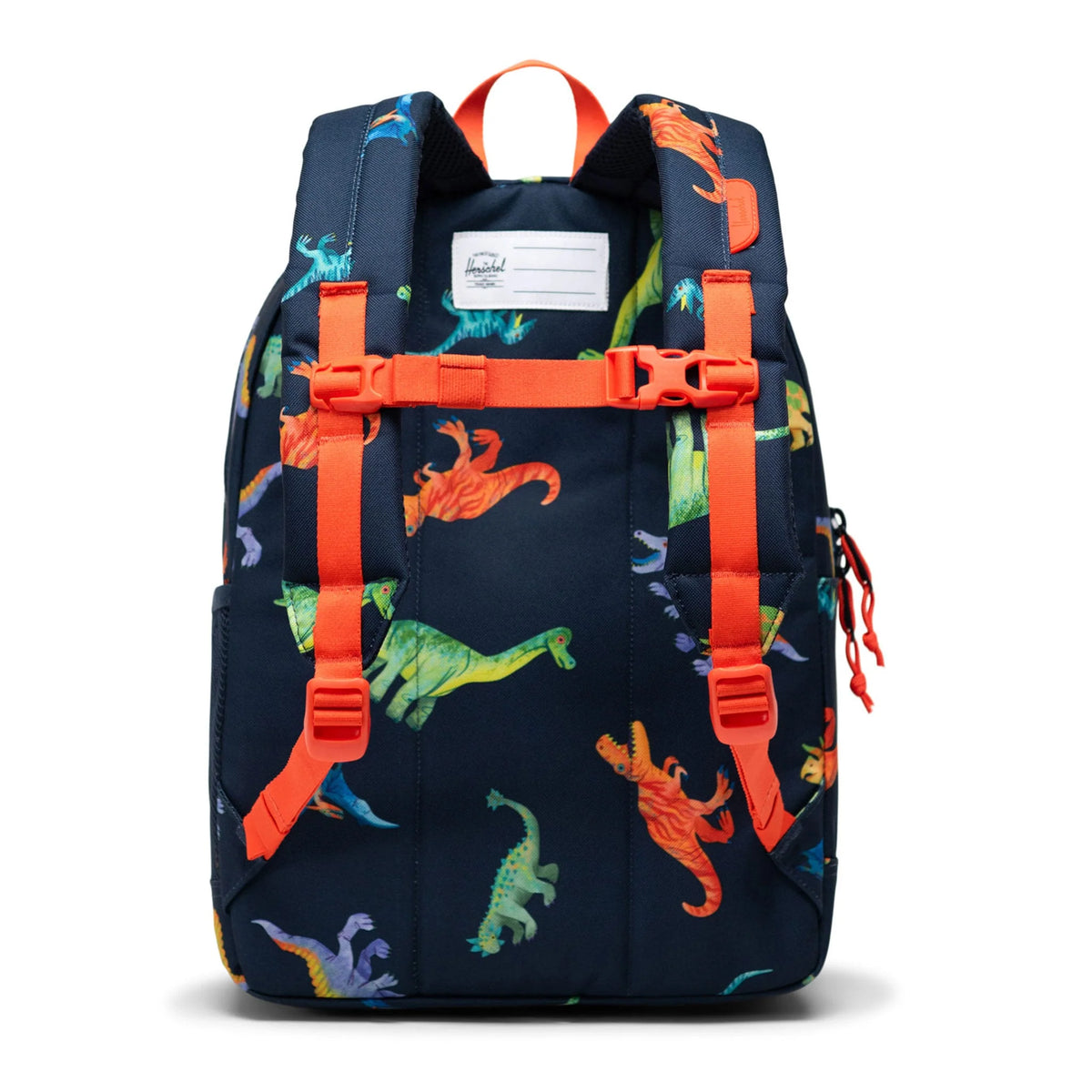 Herschel Heritage Kids Backpack - Watercolour Dinos - Straps and Chest Harness