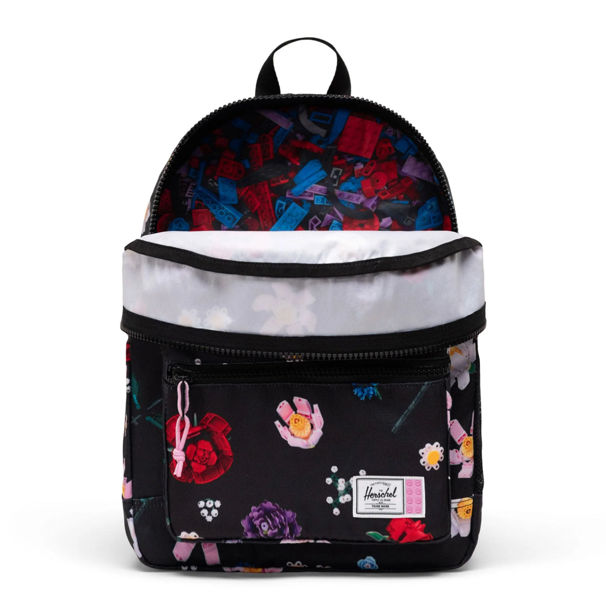 Herschel LEGO® Collection Heritage Kids Backpack - Falling Florals Open with Lining