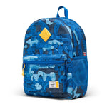 Herschel LEGO® Collection Heritage Kids Backpack - Abstract Bricks Blue Side Angle