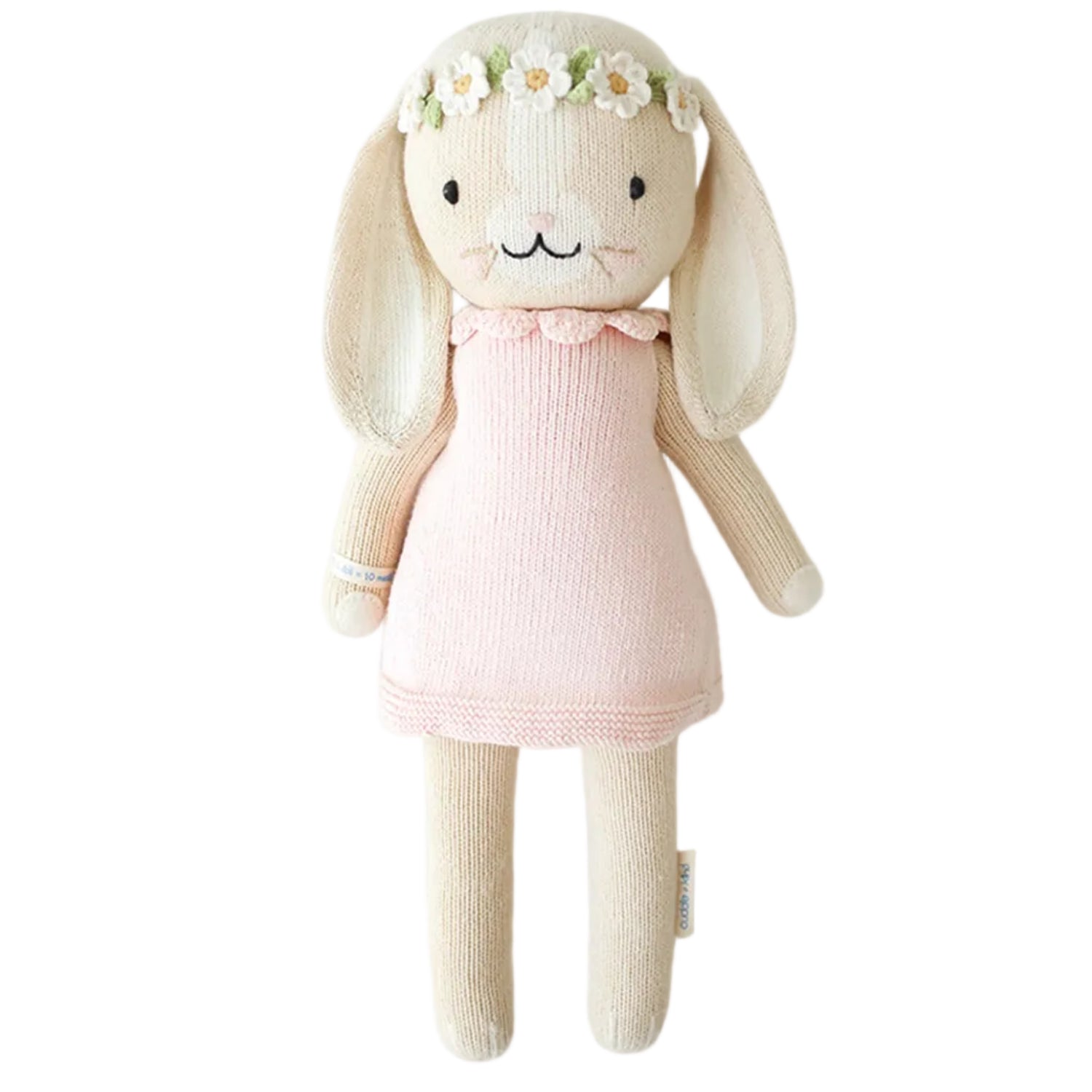 cuddle + kind Hand-Knit Doll - Hannah the Bunny (Blush)