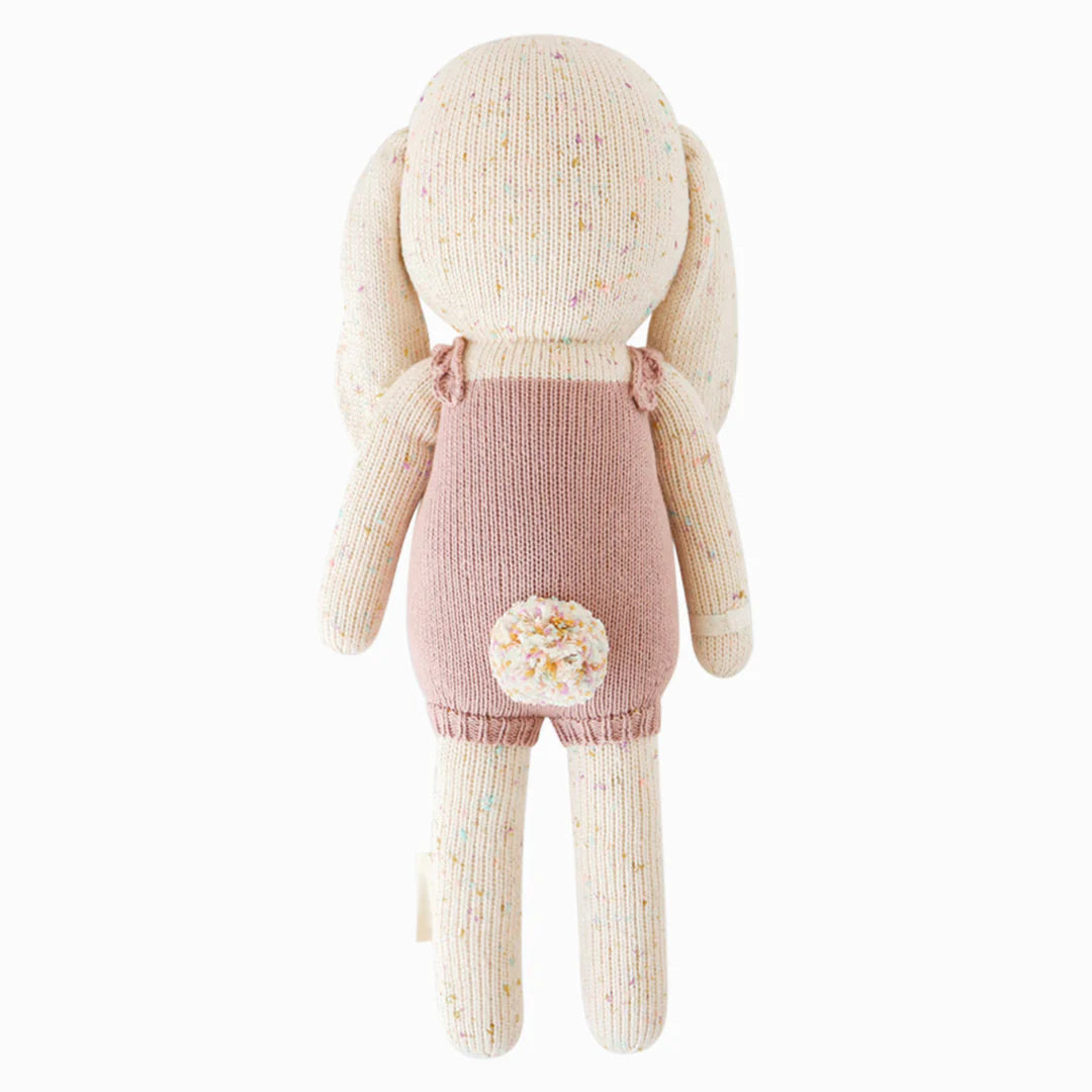 cuddle + kind Hand-Knit Doll - Harper the Bunny - Back View