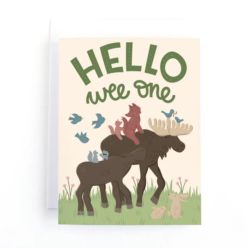 Pedaller Designs Greeting Card - Hello Wee One