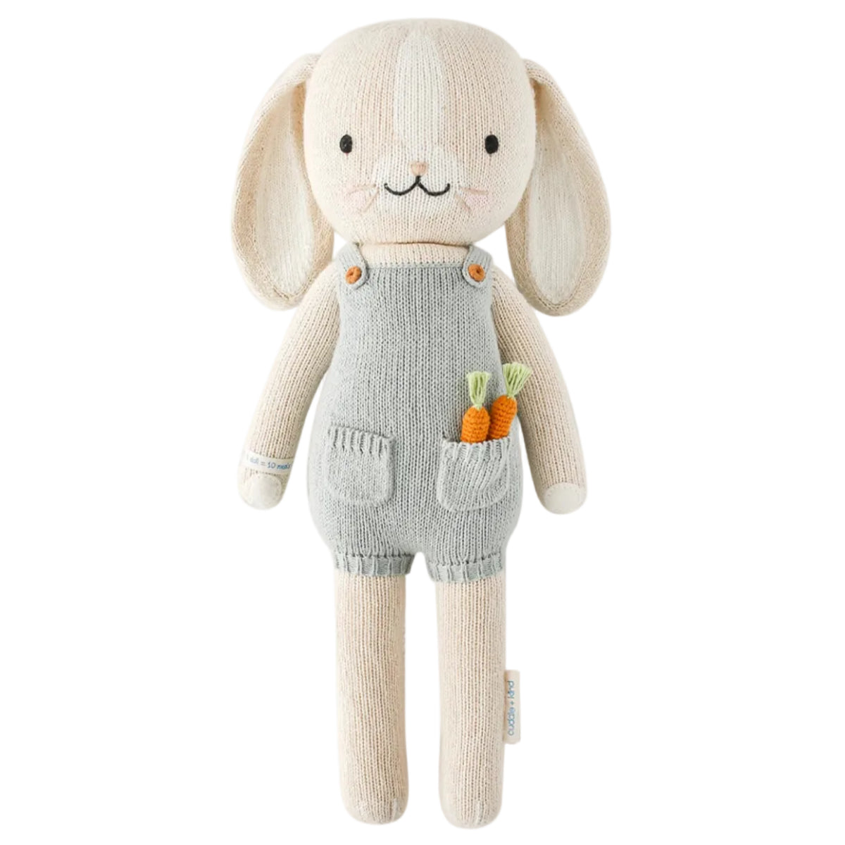 cuddle + kind Hand-Knit Doll - Henry the Bunny