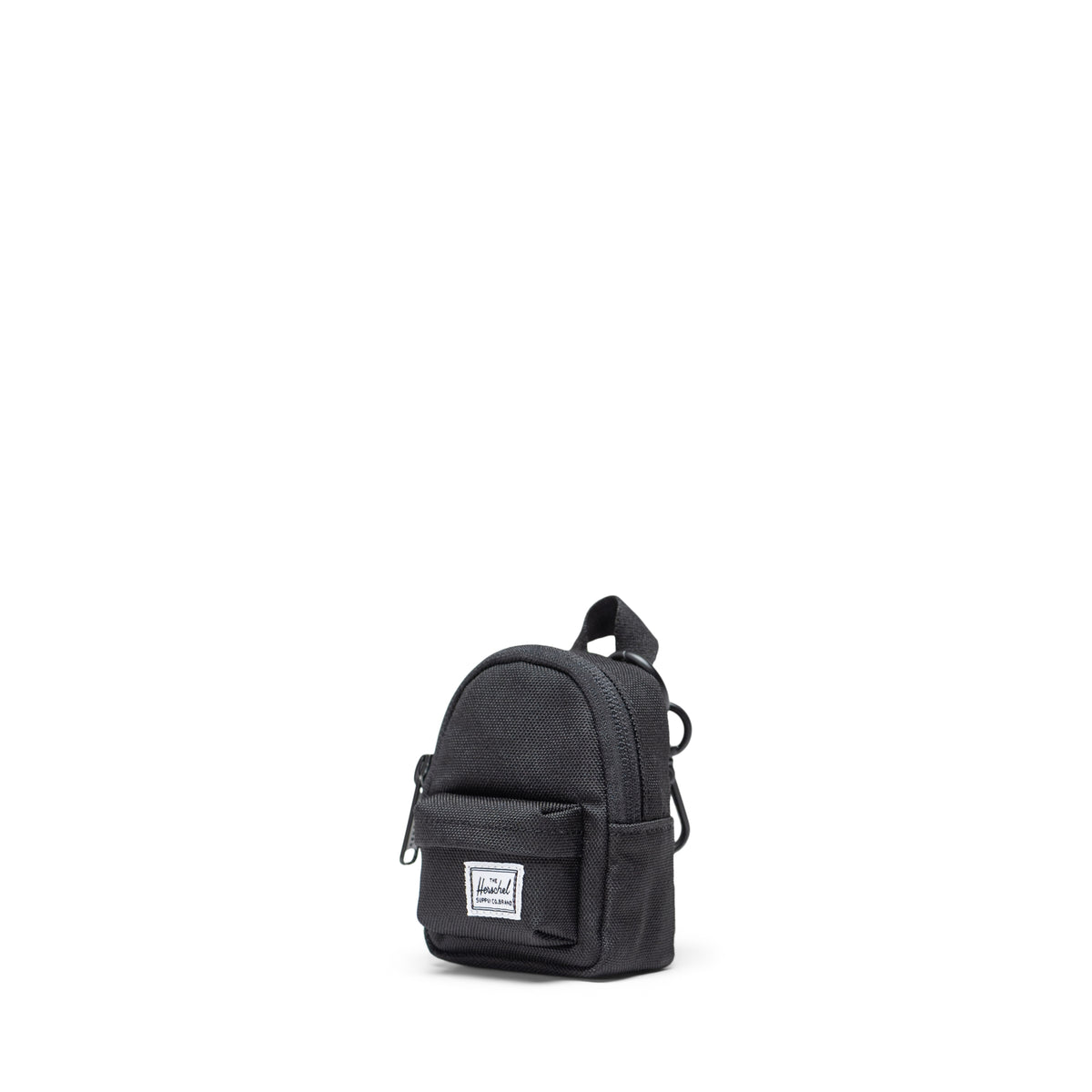 Herschel Classic Backpack Bag Charm - Black Side Angle View