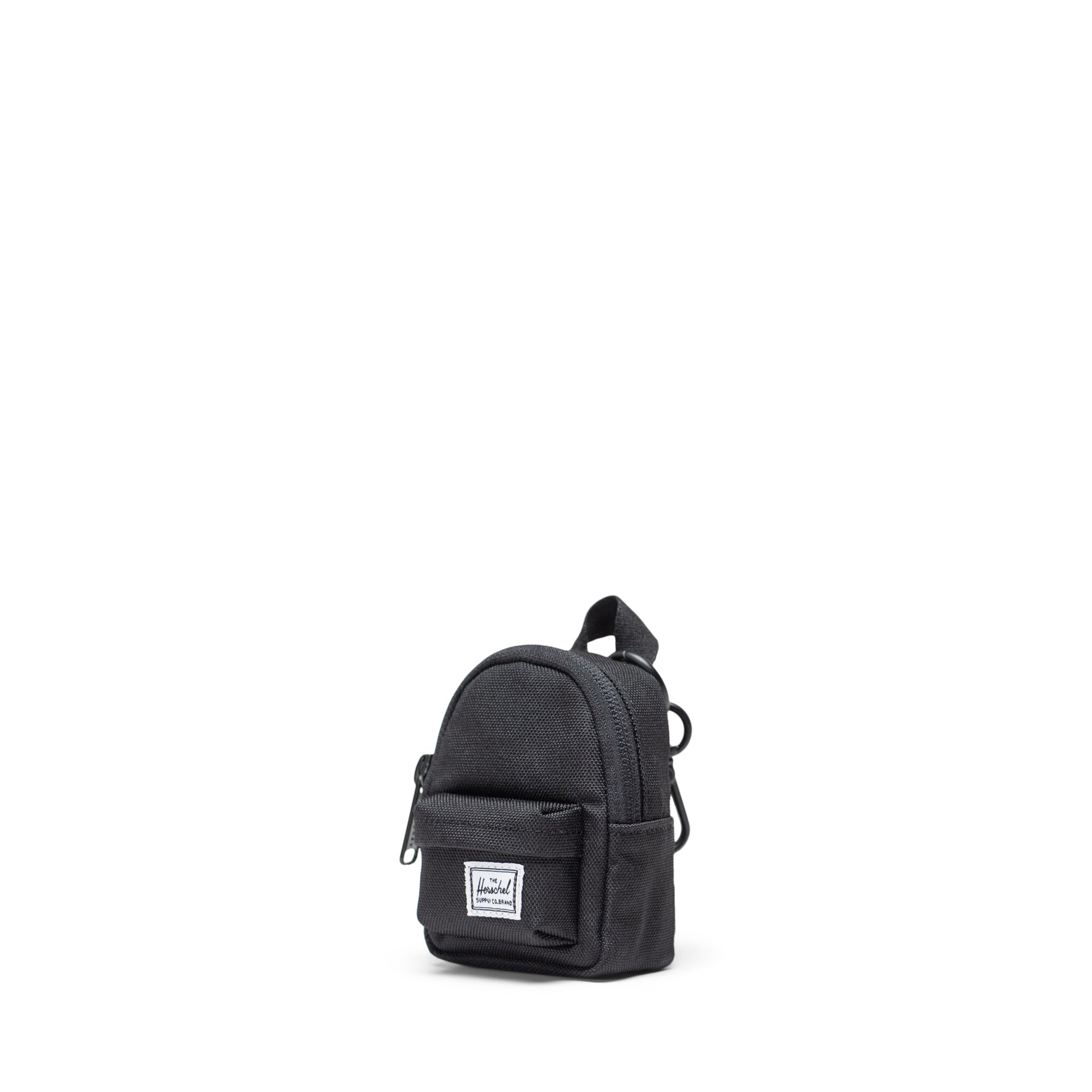 Herschel Classic Backpack Bag Charm - Black Side Angle View
