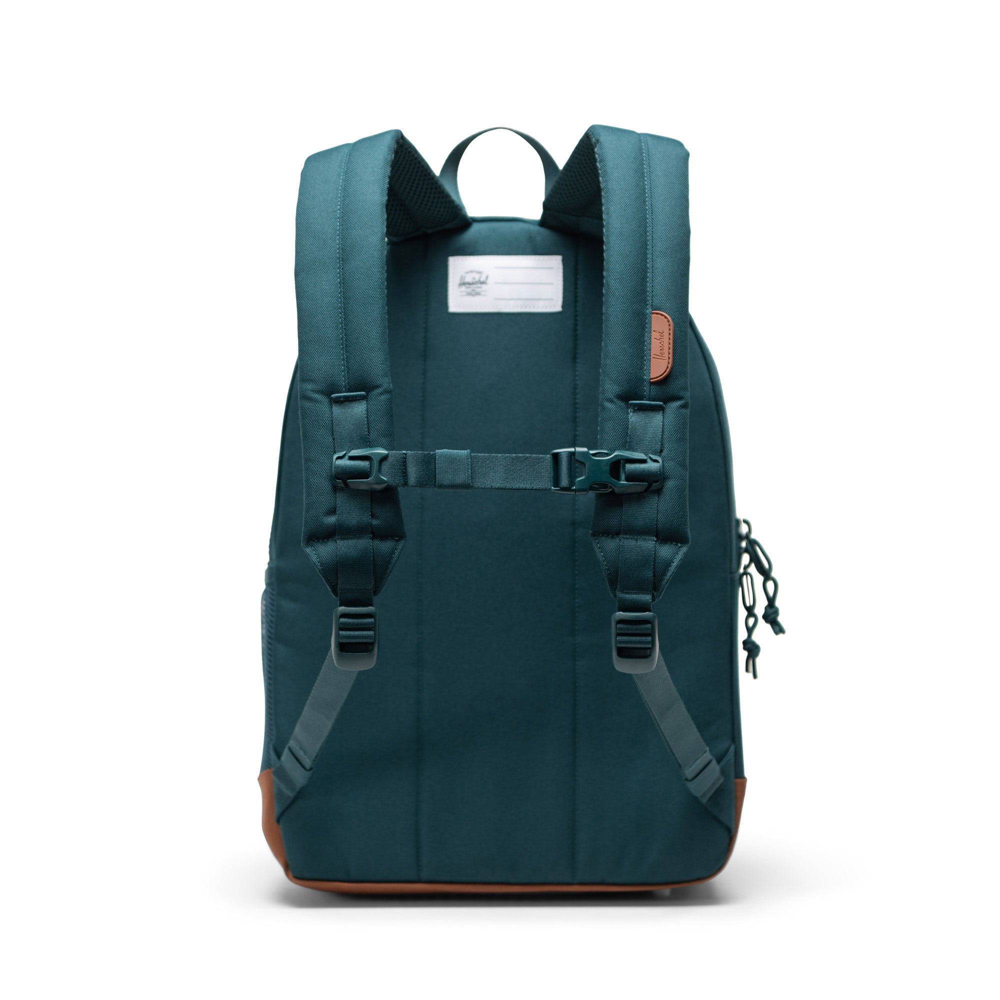 Herschel Heritage Youth Backpack Dark Sea/Saddle Brown - Back View