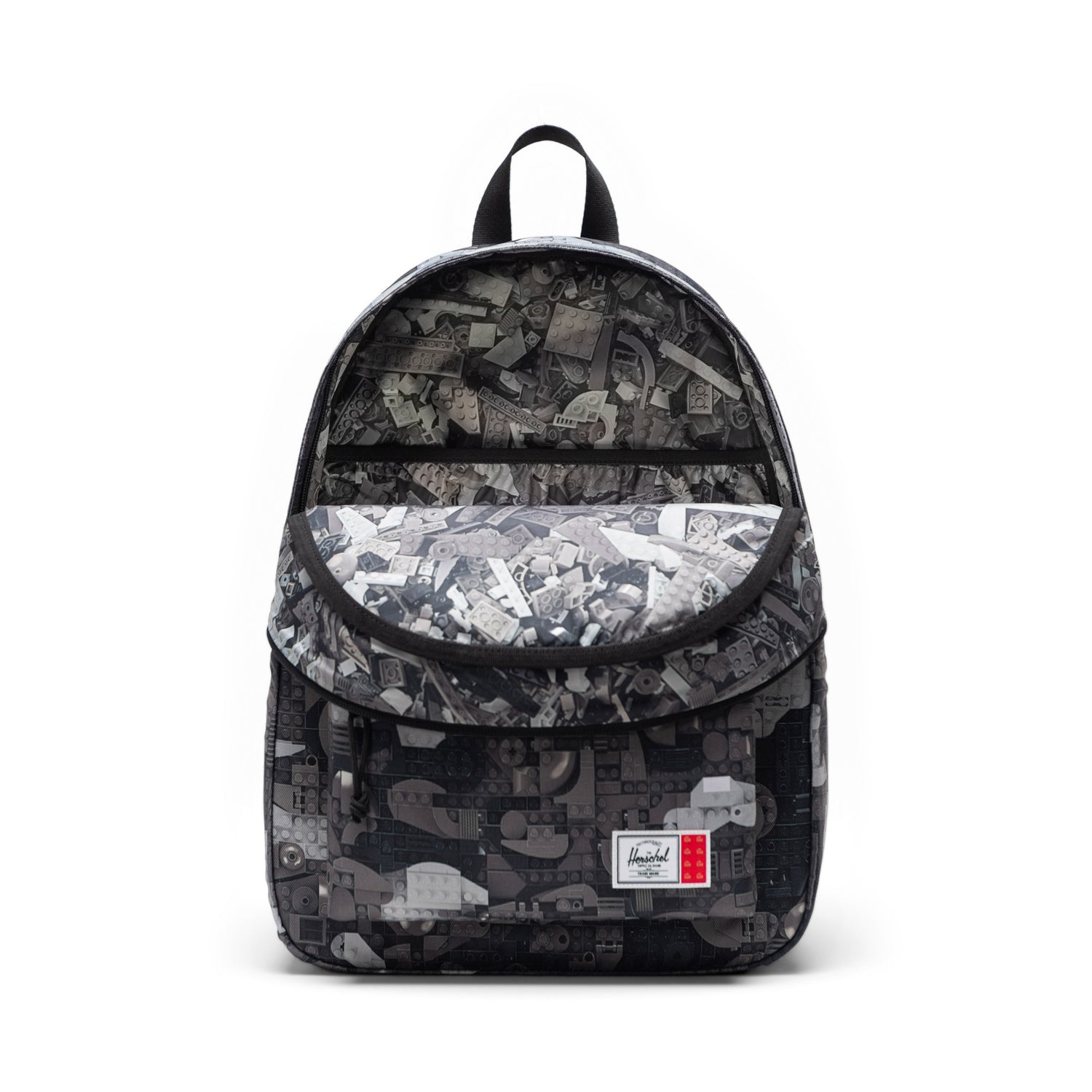 Herschel LEGO® Collection Classic Backpack - Abstract Bricks Black Custom LEGO Lining