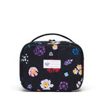 Herschel Pop Quiz LEGO® Collection Lunch Box - Falling Florals Back View with Name Patch