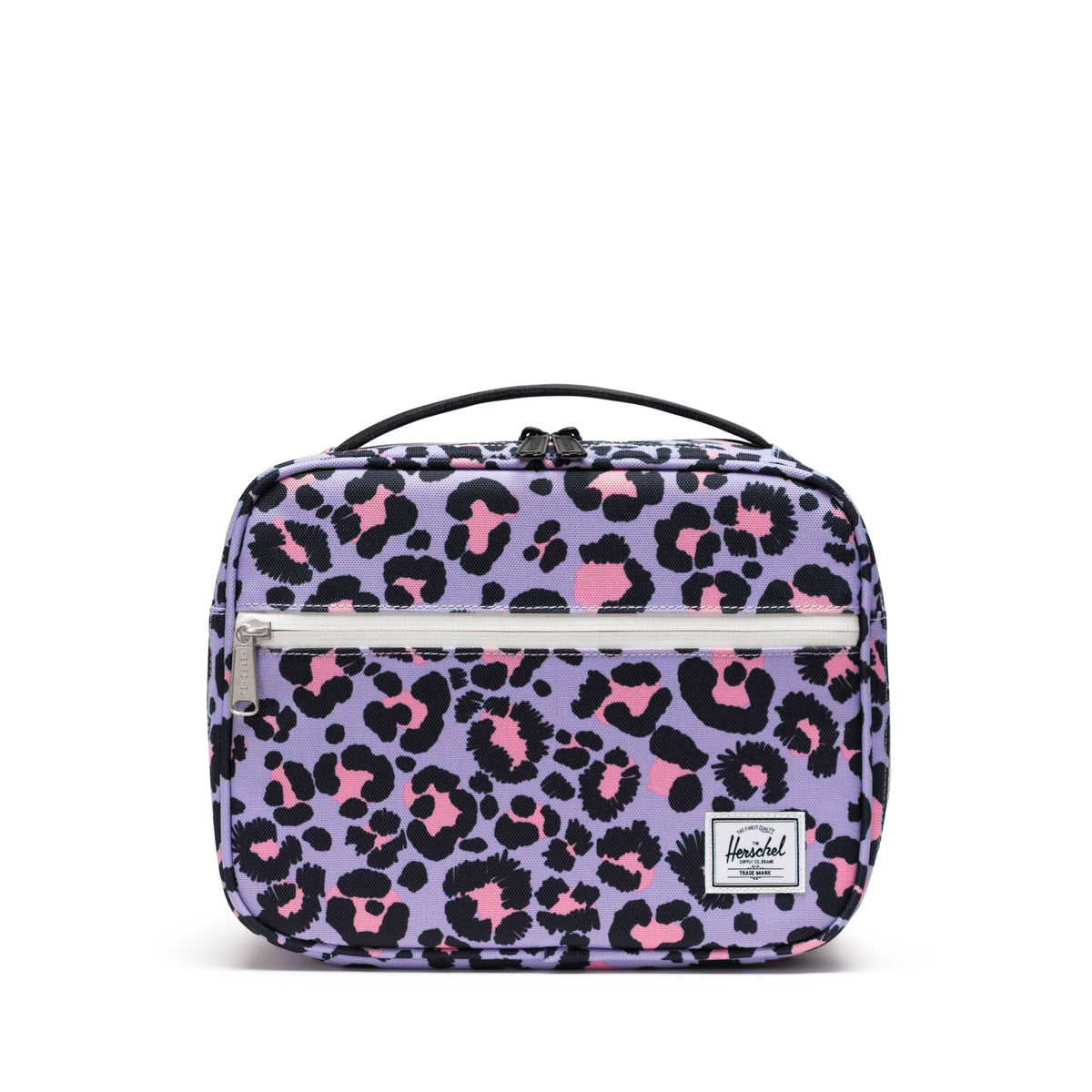 Herschel Pop Quiz Lunch Box - Scribble Leopard Sachet Pink