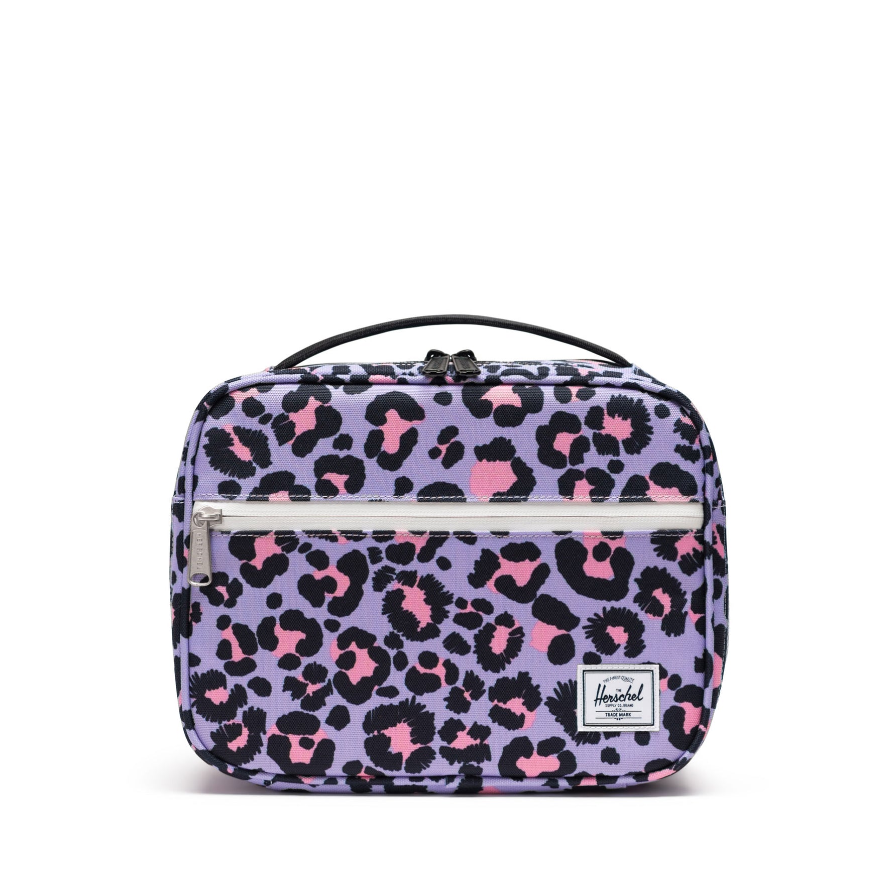 Herschel Pop Quiz Lunch Box - Scribble Leopard Sachet Pink