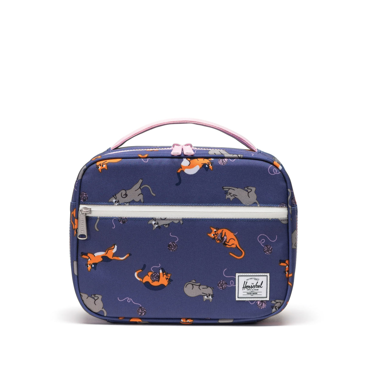 Herschel Pop Quiz Lunch Box Playing Cats