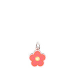 Herschel Silicone Backpack Bag Charm - Pink Daisy Detail