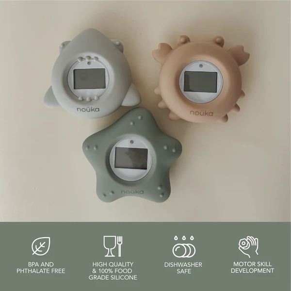 Noüka Bathtub Safety Thermometer - Materials & Care
